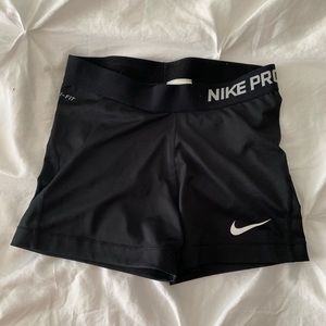 Nike pro spandex shorts